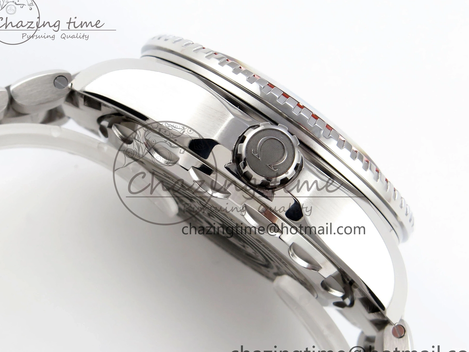 0219 SEAMASTER PLANET OCEAN 6000M ULTRA DEEP 45.5MM SS TF 1:1 BEST EDITION GRAY DIAL ORANGE BEZEL ON SS BRACELET A WellDesigned 7757